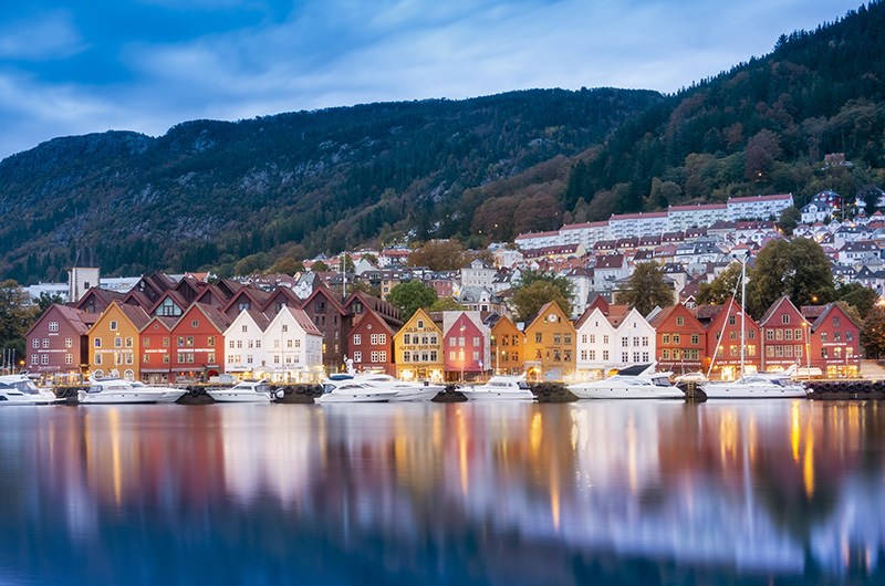 Visite de Bergen en Norvège