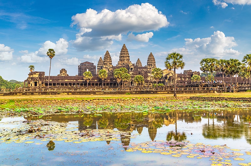 Les temples d'angkor au Cambodge